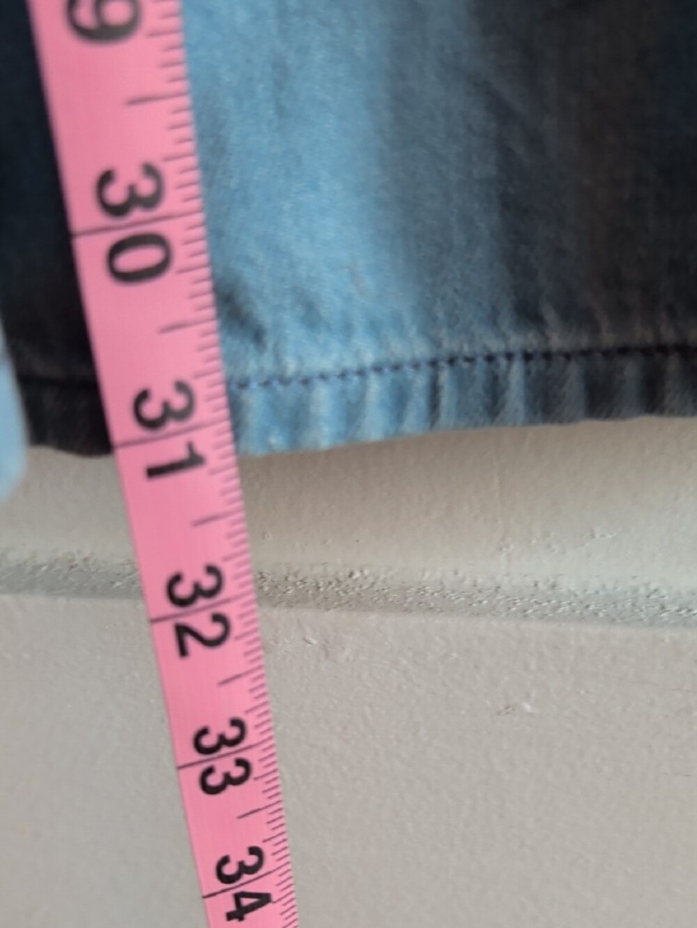 BCBGMaxAzria Light Blue Denim Button-Front Wide Leg Jumpsuit - Picture 6 of 6
